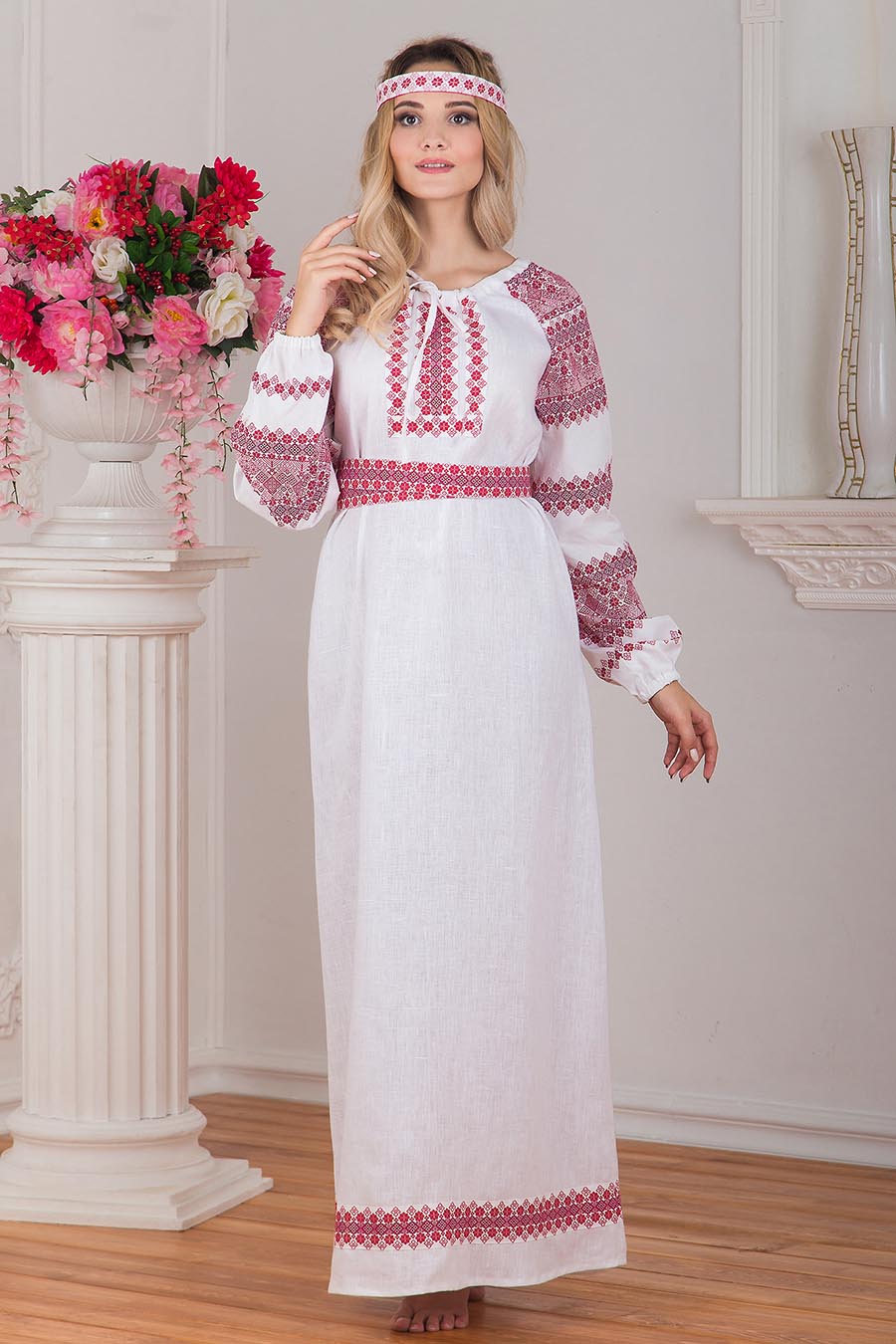 Women in Slavic costumes in Dar es Salaam