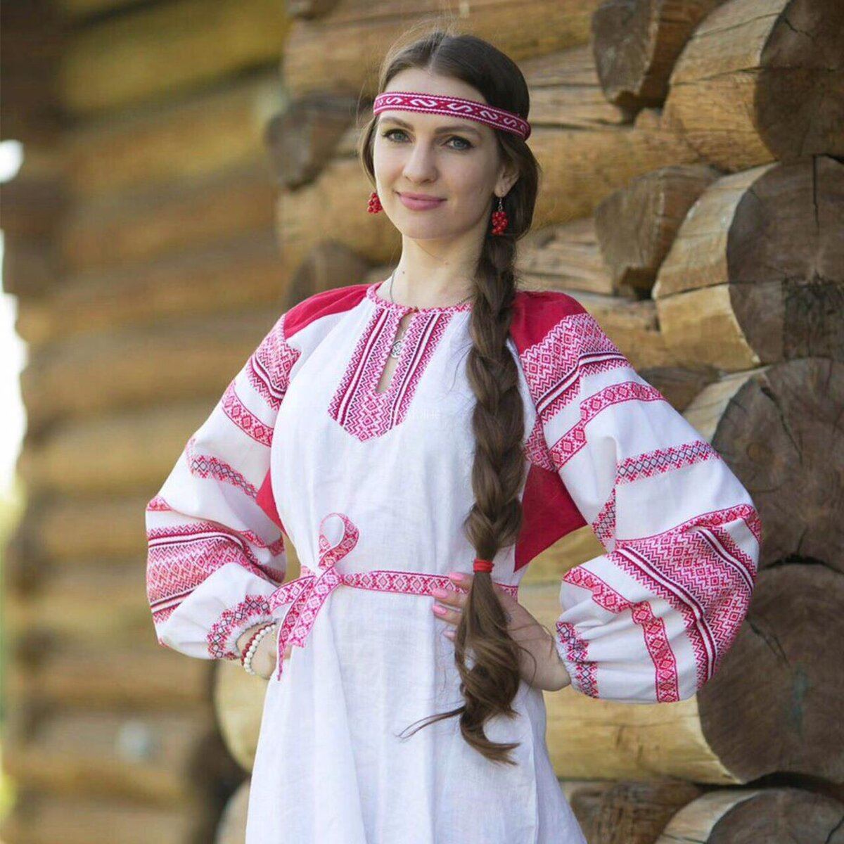 Girls in Slavic costumes in Dar es Salaam